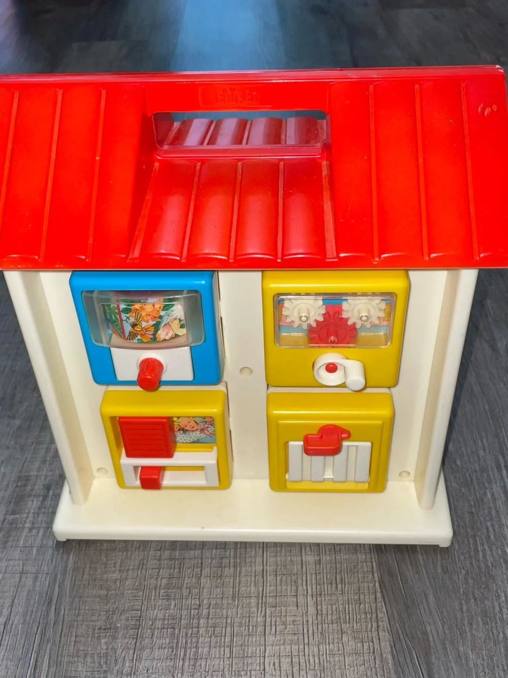 Chicco’s 8 Block Activity House Activity House Vintage 80’s Toddler Play